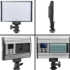 Walimex pro LED Niova 150 Bi Color Videoleuchte, On-Camera Fotolampe 15 W, Videolicht mit einstellbarer Farbtemperatur 3200-566 K, Studiolicht dimmbar