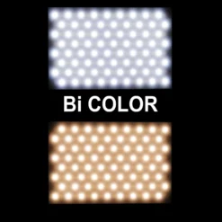 Walimex pro LED Niova 150 Bi Color Videoleuchte, On-Camera Fotolampe 15 W, Videolicht mit einstellbarer Farbtemperatur 3200-566 K, Studiolicht dimmbar