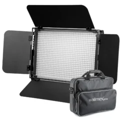 Walimex pro LED Niova 900 Plus Daylight Videoleuchte 54 W, dimmbare Flächenleuchte, professionelle Leuchte mit Tageslicht, Studioleuchte mit Fernbedienung