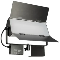Walimex pro LED Sirius 160 Daylight Flächenleuchte, leistungsstarkes 65 W Flächenlicht, Tageslicht Videoleuchte 5600 K, Studioleuchte mit Aluminium-Gehäuse, Passivkühlung