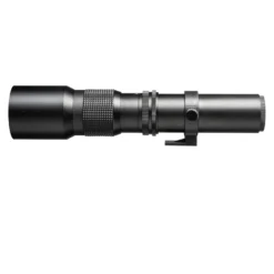 Walimex pro 500/8,0 Linsen Objektiv kompatibel mit Sony E, DSLR-Objektiv für Vollformat und APSC, Teleobjektiv mit eingebauter Irisblende, hochwertiges Kameraobjektiv