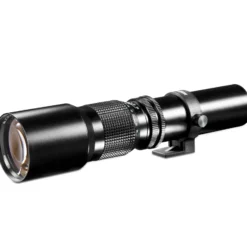 Walimex pro 500/8,0 Linsen Objektiv kompatibel mit Pentax K, DSLR-Objektiv für Vollformat und APSC, Teleobjektiv mit eingebauter Irisblende, hochwertiges Kameraobjektiv