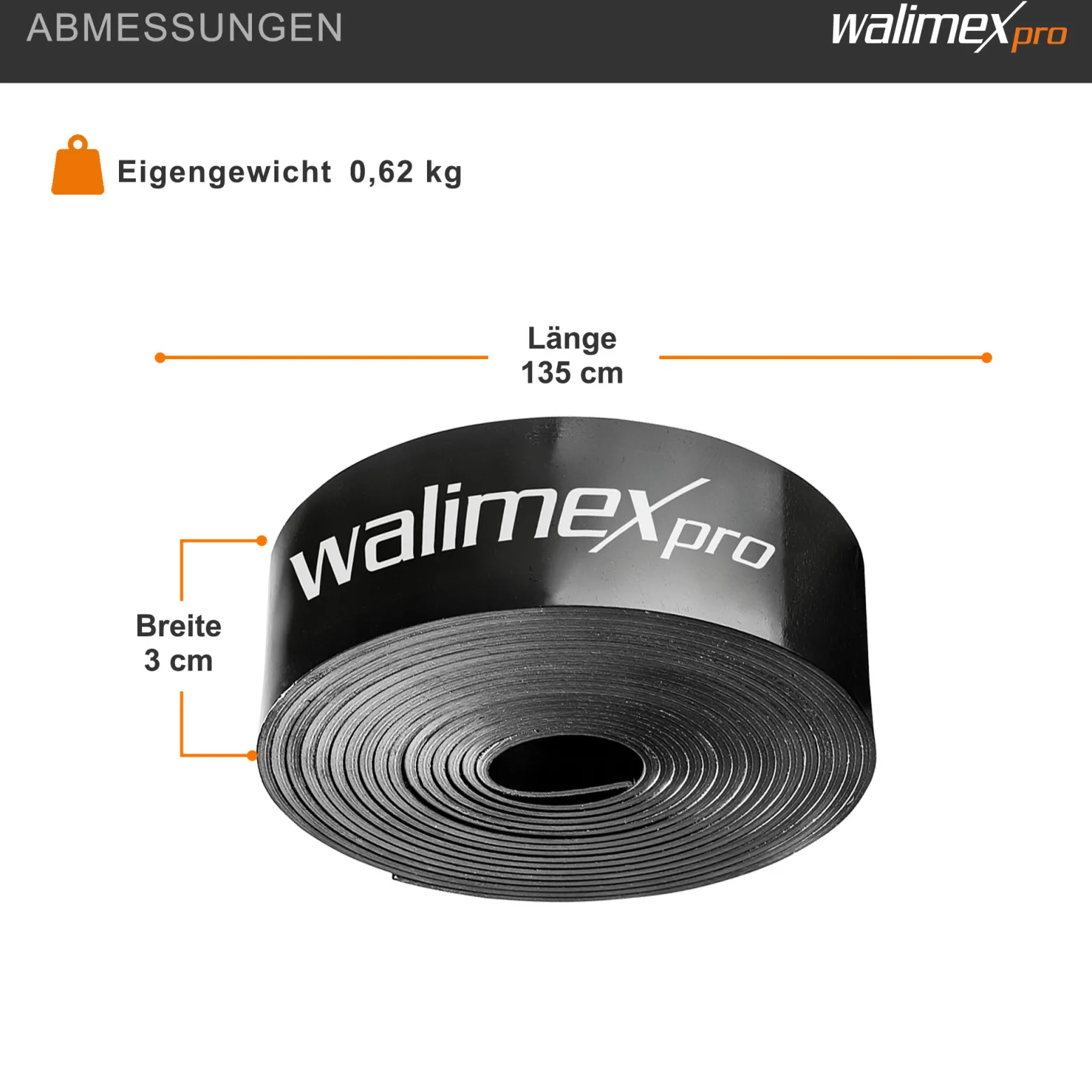 Walimex pro Magnet-Beschwerungsband Magnetband 2,7 m, Magnetstreifen zur Beschwerung von Papier Hintergrund und Hintergrundstoff für Fotostudio