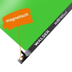 Walimex pro Magnet-Beschwerungsband Magnetband 1,35 m, Magnetstreifen zur Beschwerung von Papier Hintergrund und Hintergrundstoff für Fotostudio
