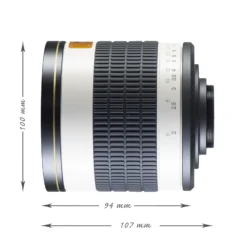 Walimex pro 800mm f/8.0 DSLR Spiegelobjektiv kompatibel mit Fuji X – manuelle Scharfeinstellung, T2-Anschluss, ideal für Natur- & Tierfotografie, Vollformat/APS-C Sensor