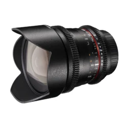 Walimex Pro 10mm 1:3,1 VCSC-Weitwinkelobjektiv (inkl. Gegenlichtblende, IF, Zahnkranz, stufenlose Blende und Fokus) für Canon EF-S Objektivbajonett schwarz