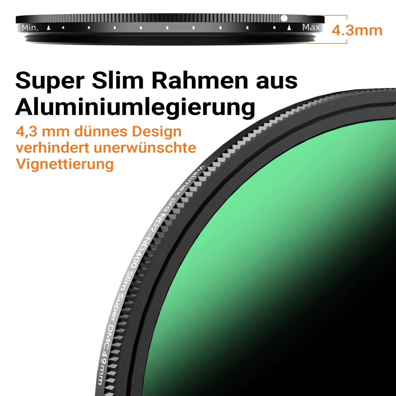 Walimex pro ND2-ND400 Fader Slim Super DMC 62 mm