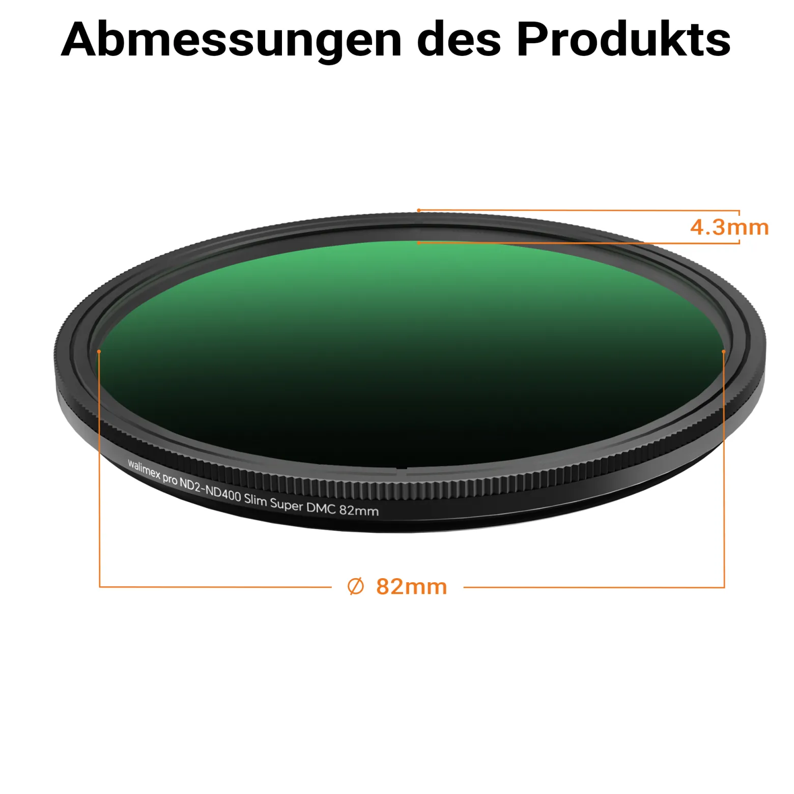 Walimex pro ND2-ND400 Fader Slim Super DMC 82 mm