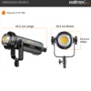 Walimex pro Niova Plus Daylight Studioleuchte 350 W, dimmbare LED Videoleuchte, Videolicht mit Bowens-Reflektor & Soft Diffusor, Studiolicht mit COB-LED-Technologie