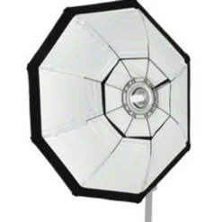 Walimex pro Octagon Plus Softbox - 900 x 900 x 450 mm - mit Diffusoren, Grid, golden-silbernem Einsatz und Tasche - Lichtformer für Porträt- und Peoplefotografie