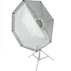 Walimex pro Octagon Softbox Ø 140 cm - Lichtformer mit Diffusoren, Grid und Tasche - für Beautyfotografie, Porträt, Glamour