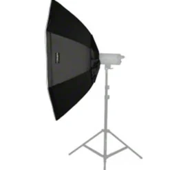 Walimex pro Octagon Softbox Ø 140 cm - Lichtformer mit Diffusoren, Grid und Tasche - für Beautyfotografie, Porträt, Glamour