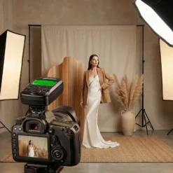 Walimex pro Operator TTL T-C kompatibel mit Canon Kamera, Funk Fernbedienung Auslöser für Newcomer, Emerger, Campaigner, Stager und Mover 200/400 TTL