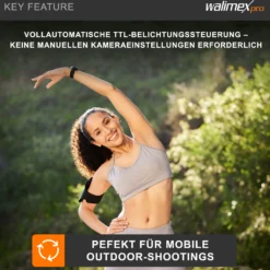 Walimex pro Operator TTL T-N kompatibel mit Nikon Kamera, Funk Fernbedienung und Funk Auslöser für Newcomer, Emerger, Campaigner, Stager und Mover 200/400 TTL