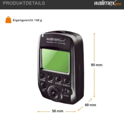 Walimex pro Operator TTL T-N kompatibel mit Nikon Kamera, Funk Fernbedienung und Funk Auslöser für Newcomer, Emerger, Campaigner, Stager und Mover 200/400 TTL