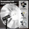 Walimex pro Parabol Reflexschirm schwarz/ weiß Ø 165 cm für weiches Licht