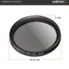 Walimex pro Polfilter zirkular slim 49 mm, Polarisationsfilter inkl. Schutzhülle, CPL Filter mit Metallfassung, Kamera Pol Filter für professionelle Aufnahmen