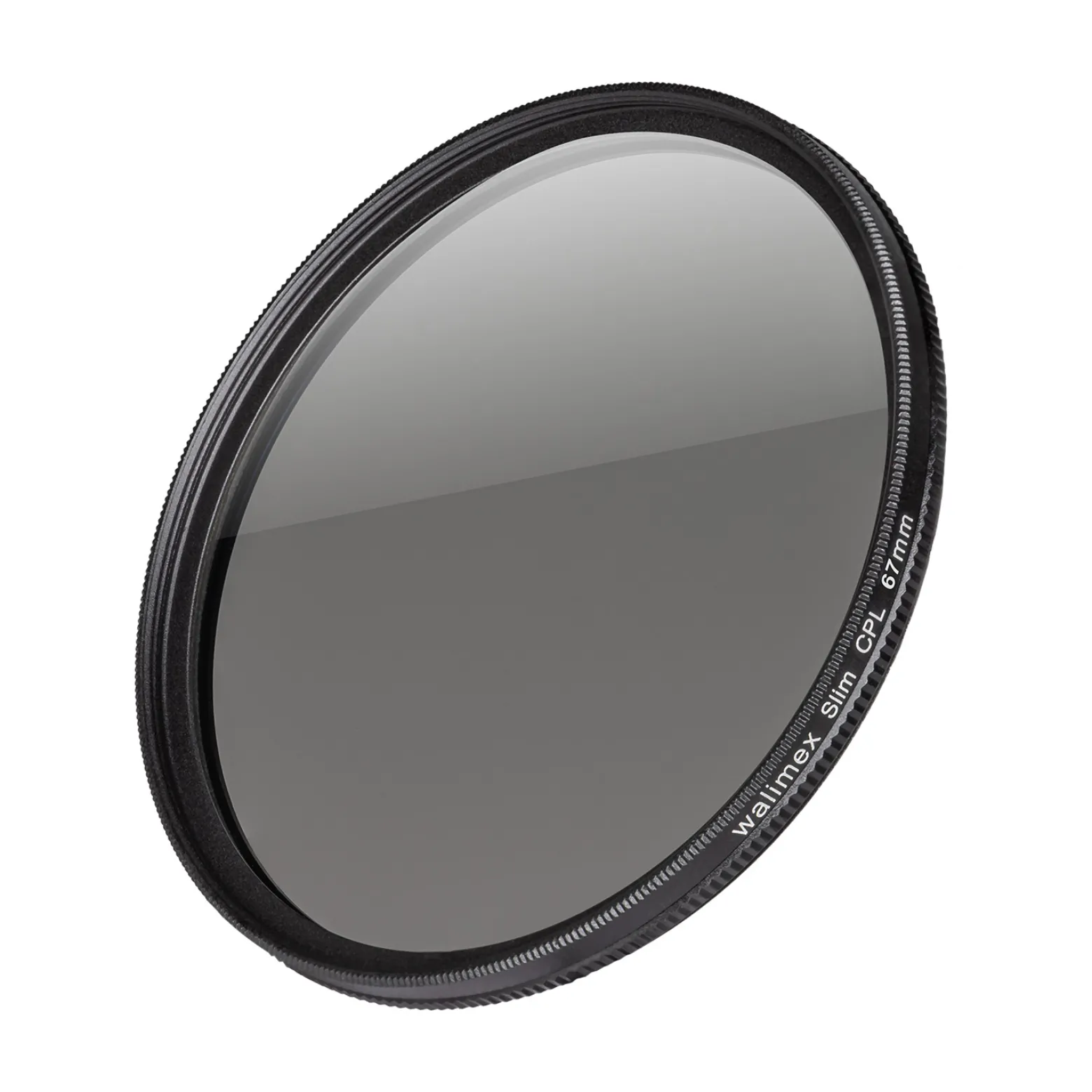 Walimex pro Polfilter zirkular slim 67 mm, Polarisationsfilter inkl. Schutzhülle, CPL Filter mit Metallfassung, Kamera Pol Filter für professionelle Aufnahmen