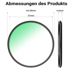 Walimex pro Polfilter Zirkular Slim Super DMC 62 mm, Polarisationsfilter mit 18-lagiger Beschichtung, CPL Filter mit 4,6 mm Slimfassung, Objektivfilter reduziert Reflexion und kräftigt Farben