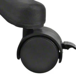 Walimex pro Rollstativ für Windmaschine höhenverstellbar 70-110 cm, Lampenstativ mit 12 kg Traglast, mit 5/8 Zoll Spigot, fünf Rollen und Feststellbremse