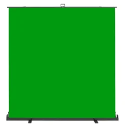 Walimex pro Roll-up Panel Hintergrund grün 210 x 220 cm, Greenscreen Fotohintergrund mit Transportbox, Hintergrundsystem für Fotostudio, knitterfreie Fotoleinwand ideal für Chromakeying