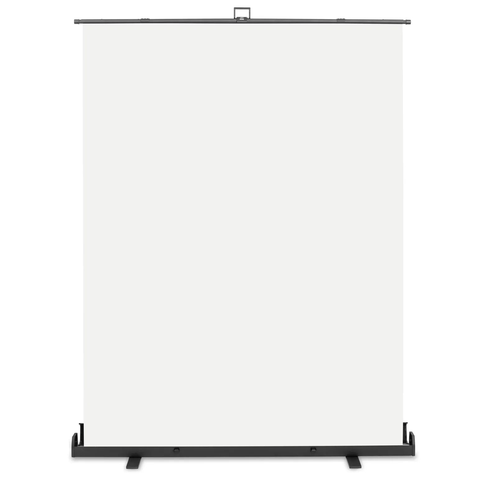 Walimex pro Roll-up Panel Hintergrund weiß 165 x 220 cm, Fotohintergrund mit Transportbox, Hintergrundsystem für Fotostudio, knitterfreie Fotoleinwand ideal für Freistellen und High-Key-Fotografie
