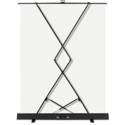 Walimex pro Roll-up Panel Hintergrund weiß 165 x 220 cm, Fotohintergrund mit Transportbox, Hintergrundsystem für Fotostudio, knitterfreie Fotoleinwand ideal für Freistellen und High-Key-Fotografie