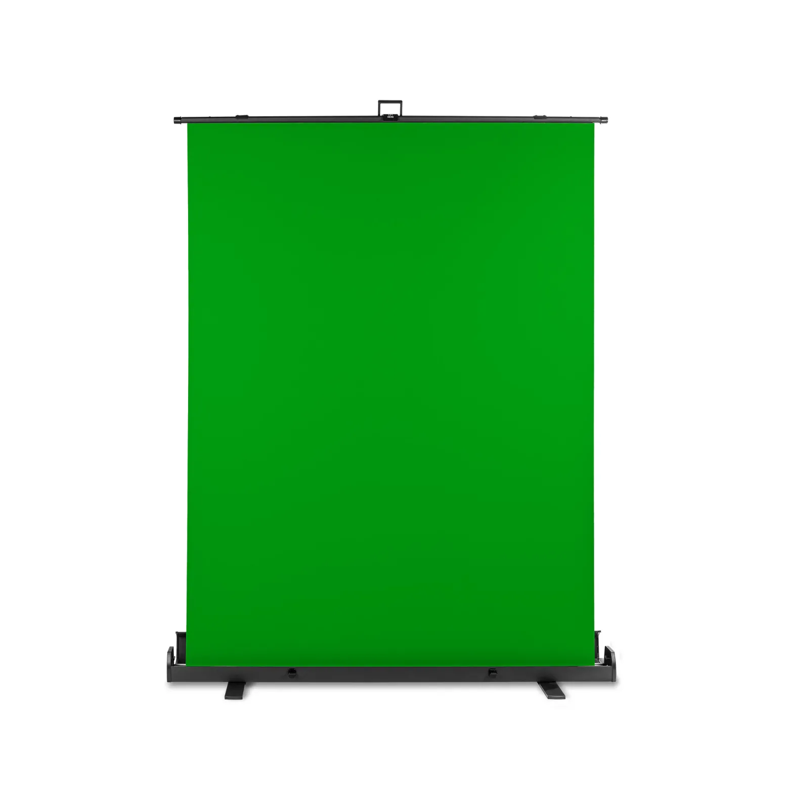 Walimex pro Roll-up Panel Hintergrund grün 165 x 220 cm, Greenscreen Fotohintergrund mit Transportbox, Hintergrundsystem für Fotostudio, knitterfreie Fotoleinwand ideal für Chromakeying