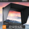 Walimex pro Set Full HD Monitor Director III - 7 Zoll / 17 x 176 x 130 mm - Akku / 1/4" - mit HDMI und AV Eingang, IPS-Panel, Peaking Zebra Histogramm, Gelenkarm Swivel Arm 18 und Verdrehschutz