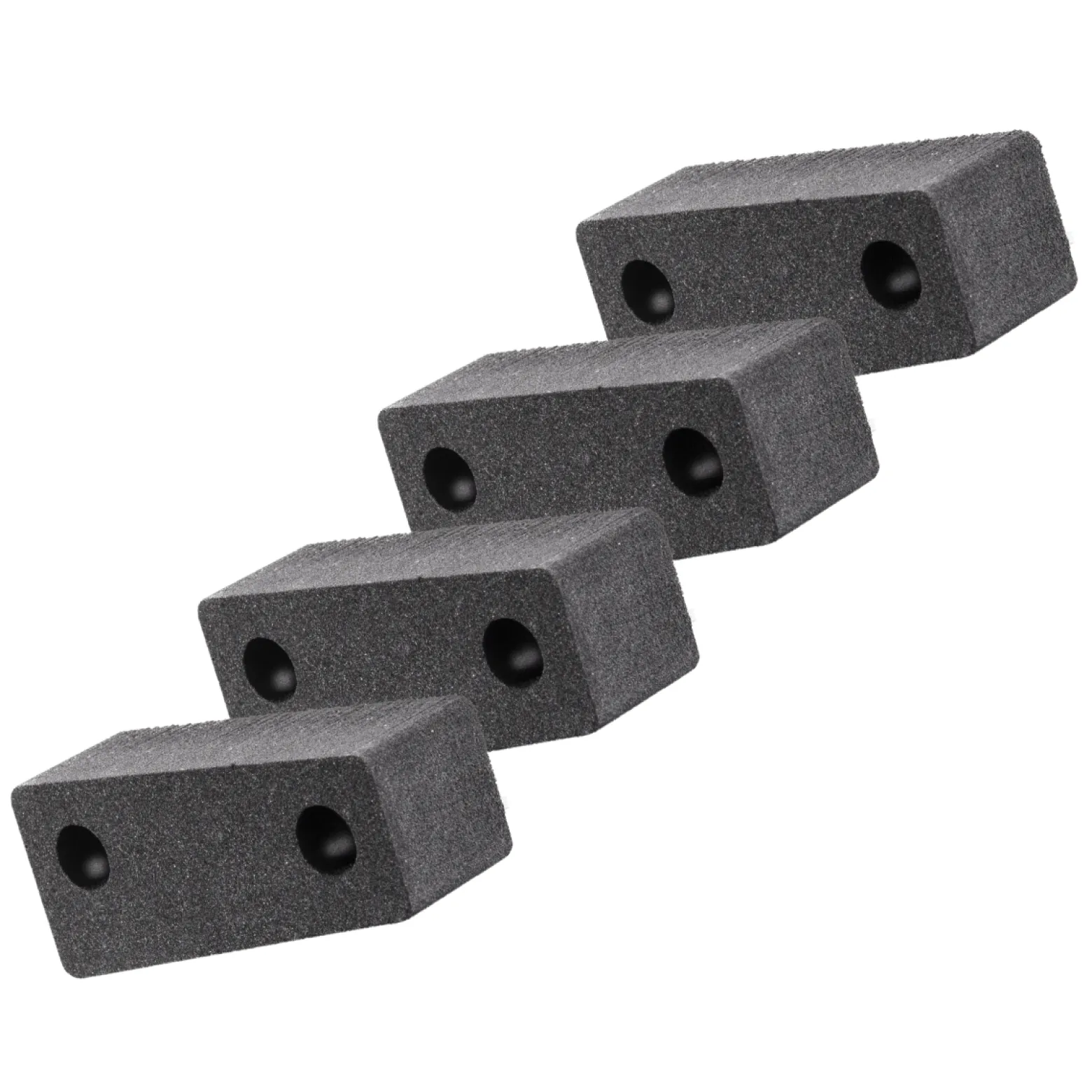 Walimex pro Set 4x Schaumstoff-Schulterpolster - 105 x 40 x 50 mm - 15 mm Rod Support, 60 mm Rodabstand - kompatibel mit Aptaris und Mutabilis Rig Cage