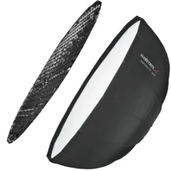 Walimex pro SL Beauty Dish Softbox QA105 Ø 105 cm kompatibel mit Aurora Bowens, Lichtformer mit Grid und Diffusoren, Reflektor für Fotografie