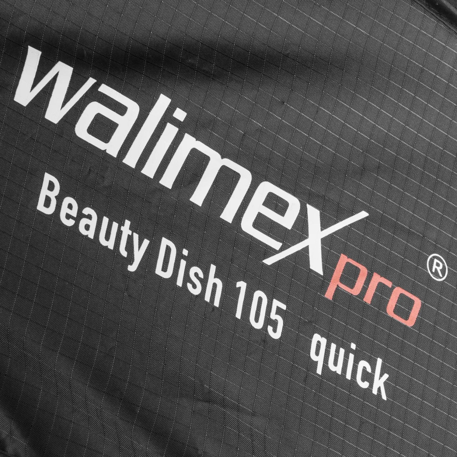 Walimex pro SL Beauty Dish Softbox QA105 Ø 105 cm kompatibel mit Aurora Bowens, Lichtformer mit Grid und Diffusoren, Reflektor für Fotografie