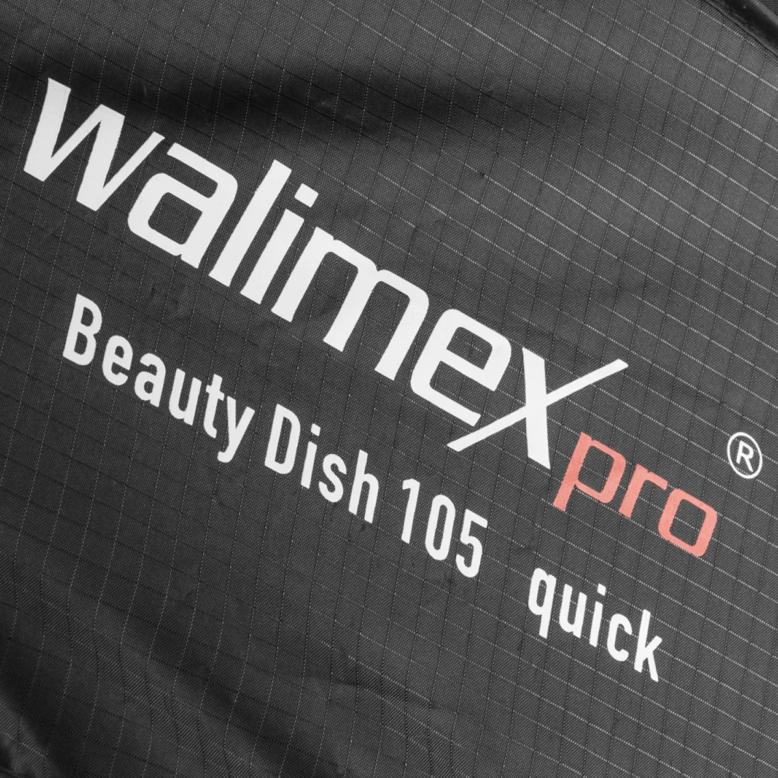 Walimex pro SL Beauty Dish Softbox QA105 Ø 105 cm kompatibel mit Profoto, Lichtformer mit Grid und Diffusoren, Reflektor für Fotografie