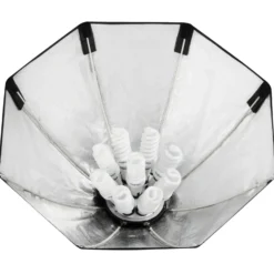 Walimex pro Softbox für Daylight 1260 Ø 80 cm Oktagon-Lichtformer für gleichmäßiges Dauerlicht und natürliches Augenlicht