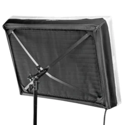Walimex pro Softbox für Flex LED 500 Bi Color Leuchte, hochwertige Soft Box 50 x 36 x 10 cm mit Frontdiffusor, leichter Aufbau ideal für Fotostudio