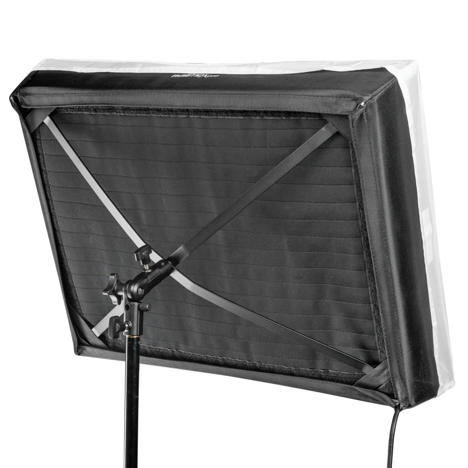 Walimex pro Softbox für Flex LED 500 Bi Color Leuchte, hochwertige Soft Box 50 x 36 x 10 cm mit Frontdiffusor, leichter Aufbau ideal für Fotostudio