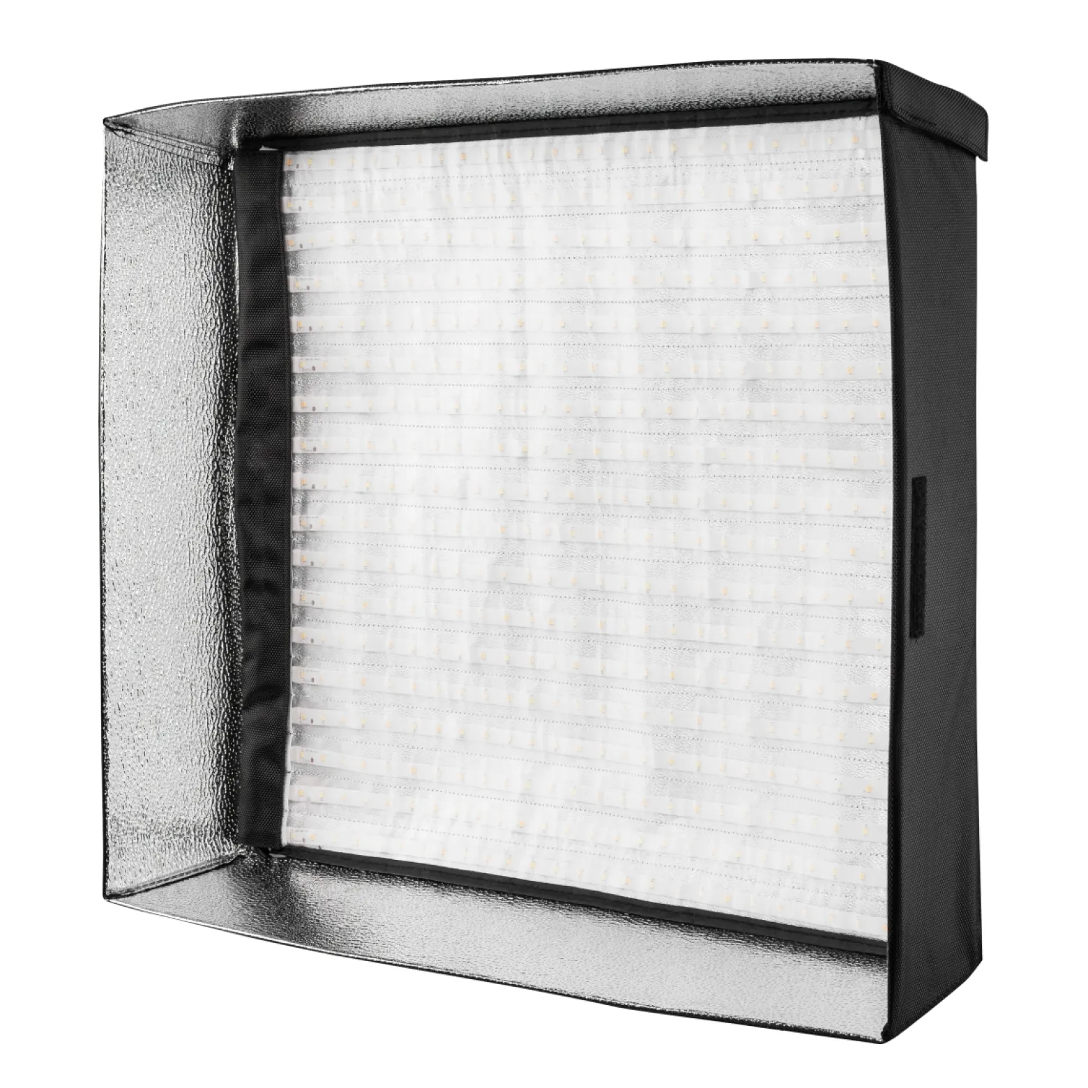 Walimex pro Softbox für Flex LED 500 Bi Color Leuchte, hochwertige Soft Box 50 x 36 x 10 cm mit Frontdiffusor, leichter Aufbau ideal für Fotostudio