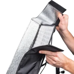 Walimex pro Softbox für Flex LED 500 Bi Color Leuchte, hochwertige Soft Box 50 x 36 x 10 cm mit Frontdiffusor, leichter Aufbau ideal für Fotostudio