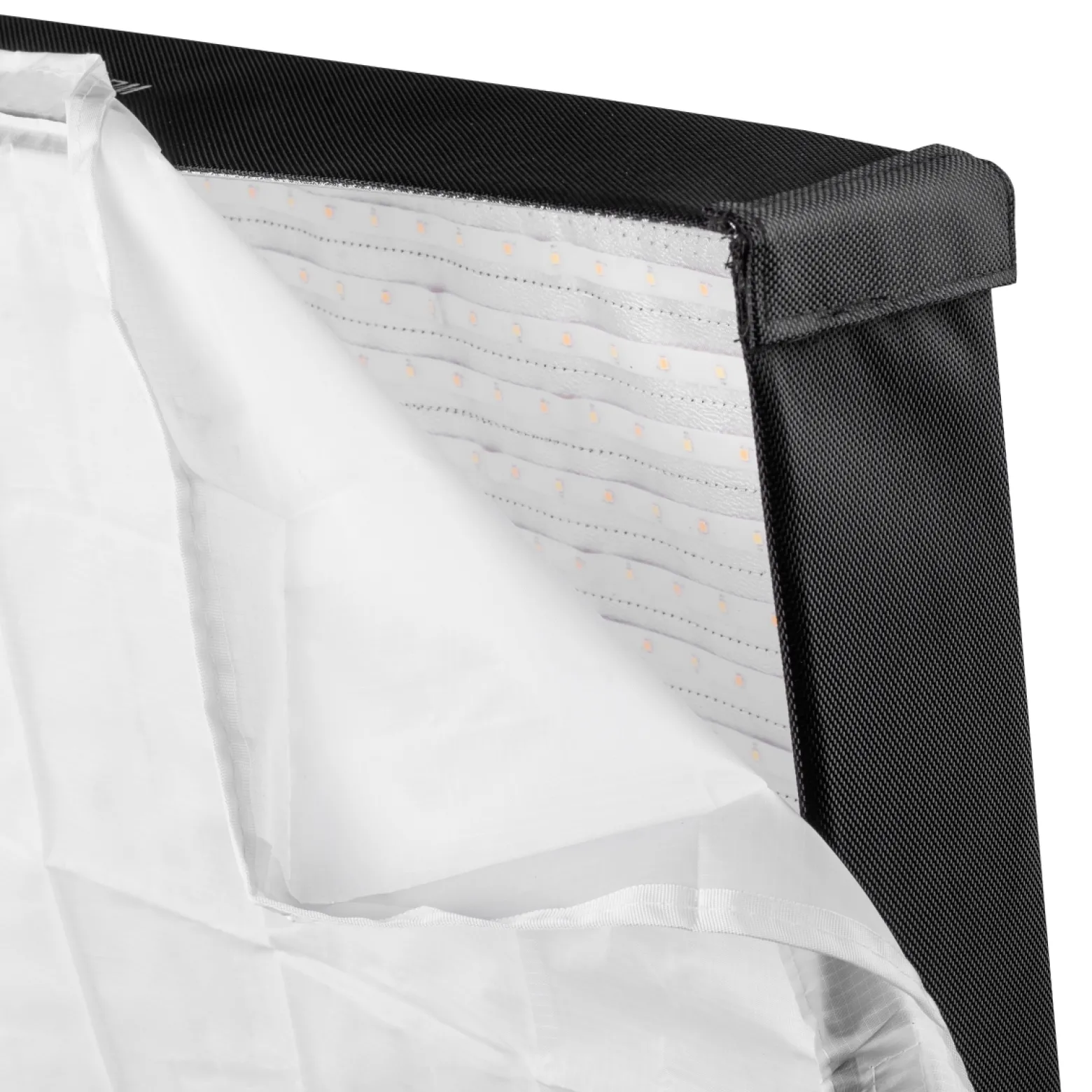 Walimex pro Softbox für Flex LED 500 Bi Color Leuchte, hochwertige Soft Box 50 x 36 x 10 cm mit Frontdiffusor, leichter Aufbau ideal für Fotostudio