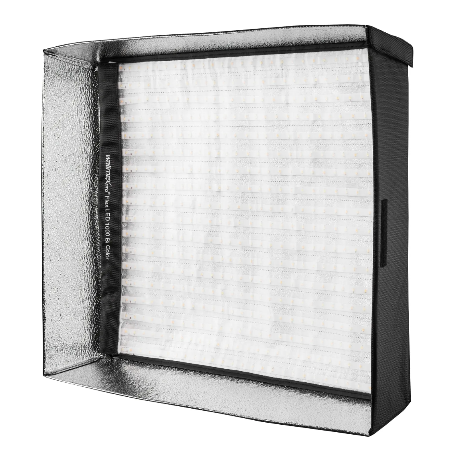 Walimex pro Softbox für Flex LED 1000 Bi Color Leuchte, hochwertige Soft Box 65 x 50 x 10 cm mit Frontdiffusor, leichter Aufbau ideal für Fotostudio