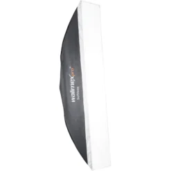 Walimex pro Softbox II Striplight 25 x 150 cm, Lichtformer 360° drehbar, schneller Aufbau, ideal für Akzent- & Aktfotografie, inkl. Diffusoren & Transporttasche