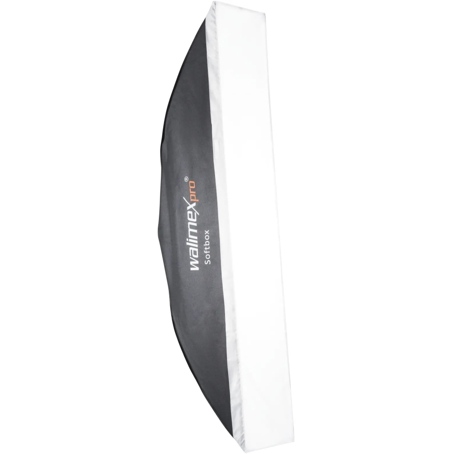 Walimex pro Softbox II Striplight 25 x 150 cm, Lichtformer 360° drehbar, schneller Aufbau, ideal für Akzent- & Aktfotografie, inkl. Diffusoren & Transporttasche