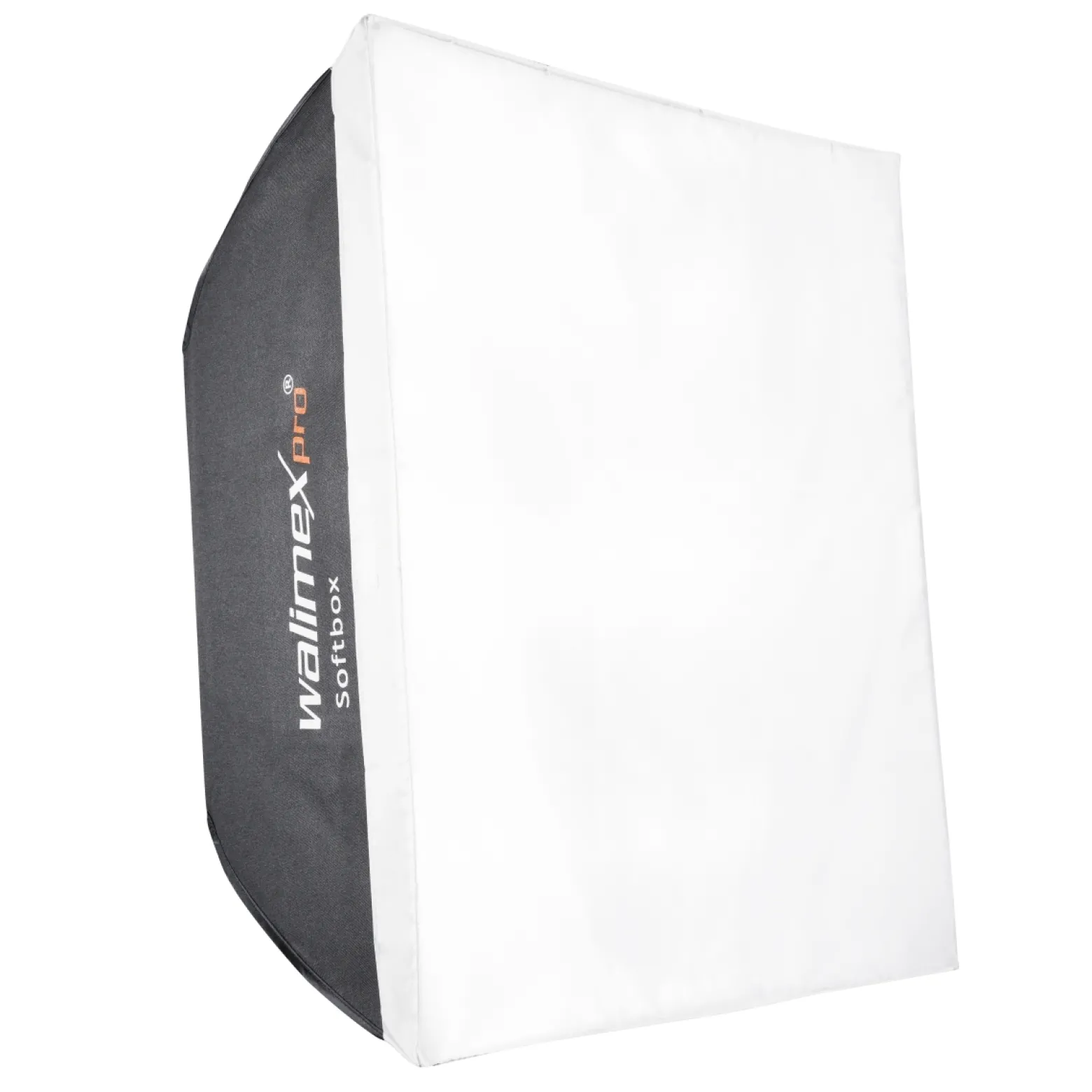 Walimex pro Softbox II 60 x 60 cm - schneller Aufbau, 360° drehbar, inkl. Diffusoren & Transporttasche, ideal für Produkt-, Beauty- & Peoplefotografie