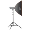 Walimex pro Softbox Orange Line 60 x 90 cm, Soft Box 360° drehbar, Lichtformer für Foto und Video, inkl. Diffusor ideal für Fotostudio