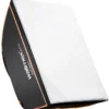 Walimex pro Softbox Orange Line 80 x 120 cm, Soft Box 360° drehbar, Lichtformer für Foto und Video, inkl. Diffusor ideal für Fotostudio