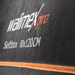Walimex pro Softbox Orange Line 80 x 120 cm, Soft Box 360° drehbar, Lichtformer für Foto und Video, inkl. Diffusor ideal für Fotostudio