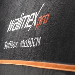 Walimex pro Softbox Orange Line 40x180, um 360° drehbar, einfacher Aufbau, inkl. Diffusoren und Transporttasche, ideal für Produkt- und Peoplefotografie