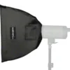 Walimex pro Softbox PLUS 40 x 50 cm - 360° drehbar, schneller Aufbau, inkl. Diffusoren, Grid & Transporttasche - passend für Produkt-, Beauty- & Peoplefotografie