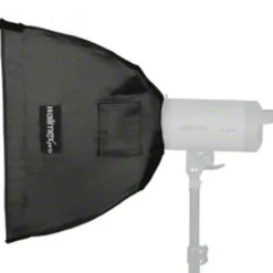 Walimex pro Softbox PLUS 40 x 50 cm - 360° drehbar, schneller Aufbau, inkl. Diffusoren, Grid & Transporttasche - passend für Produkt-, Beauty- & Peoplefotografie