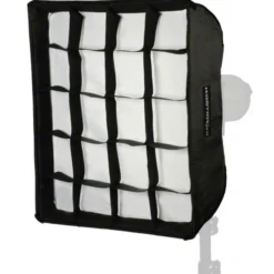 Walimex pro Softbox PLUS 40 x 50 cm - 360° drehbar, schneller Aufbau, inkl. Diffusoren, Grid & Transporttasche - passend für Produkt-, Beauty- & Peoplefotografie